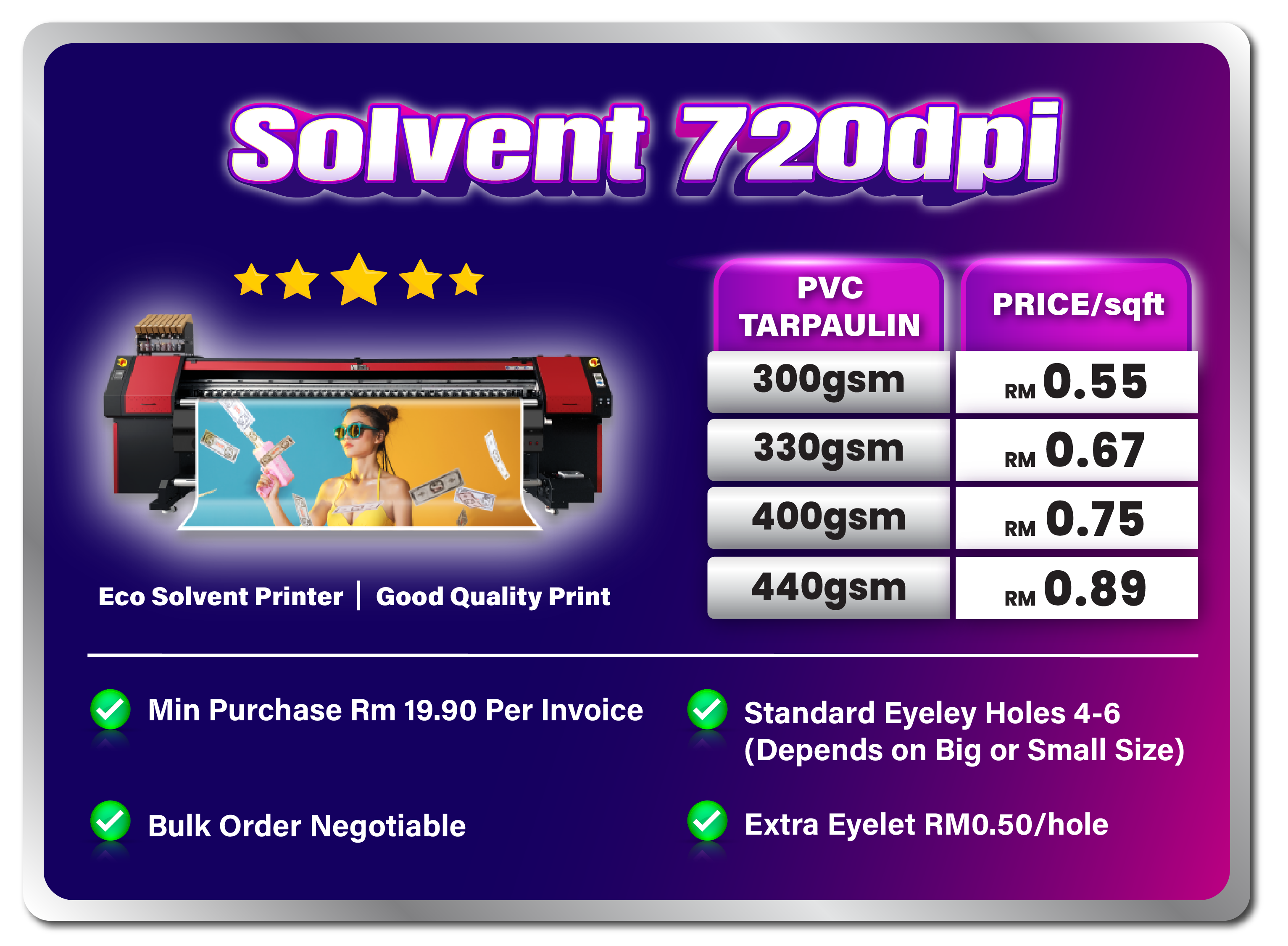 Printing Price